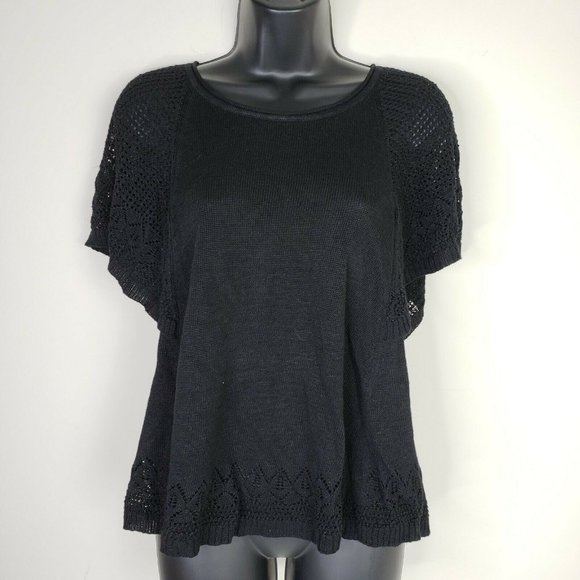 Anthropologie Meadow Rue Sweater Small Black - Picture 1 of 9
